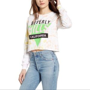 Revolve Daydreamer Beverly Hills Long Sleeve Tie Dye Size Small NWT